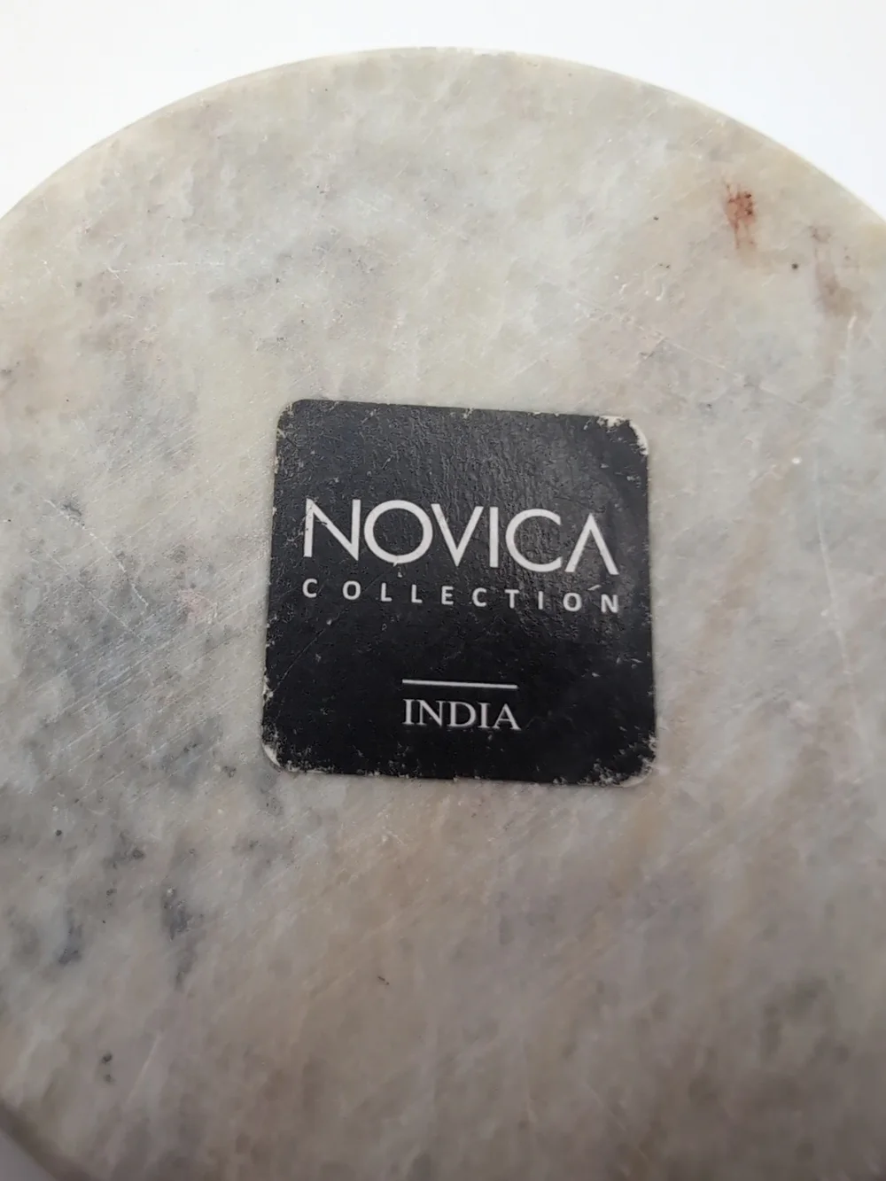 Novica Collection Soapstone Lid Tray Coaster Replacement Part Chipped